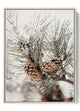 Botanical Snow Canvas Poster