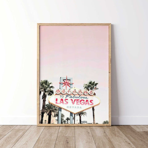 Vegas Neon Glow Art Poster OA185-F