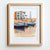 Traveler’s Wall Art – Colorful Mediterranean Vignette