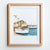 Traveler’s Wall Art – Menorca Watercolor Landscape