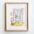 Traveler’s Wall Art – Parisian Floral Chair Scene