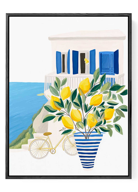 Traveler’s Wall Art – Sunny Terrace Vignette

