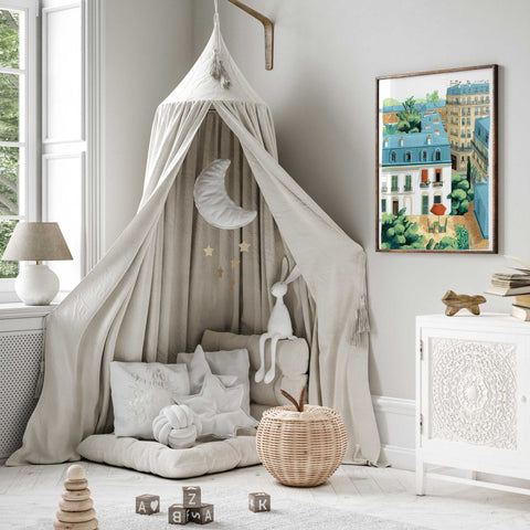 Traveler’s Wall Art – Vibrant Paris Rooftop
