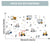 Truck and tractor decals boys bedroom wall art