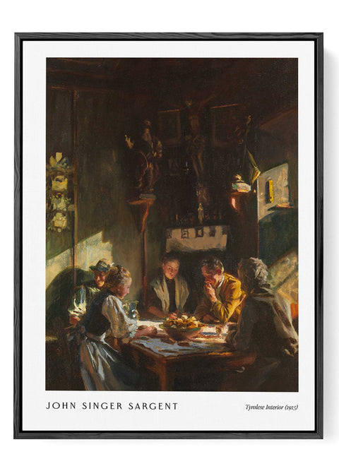 Tyrolean interior 1915 art print sargent