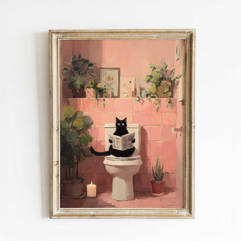 Unique and humorous gift for cat lovers and owners of black cats.
