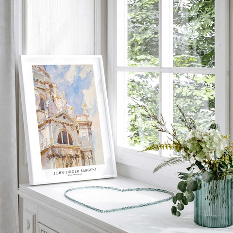 Venetian architecture watercolor artwork
