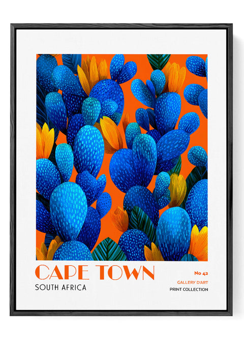Vibrant tropical artwork from South Africa poster