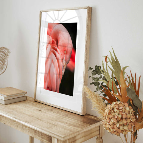 Vibrant tropical nature print