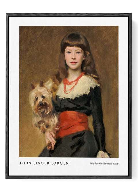 Victorian girl portrait wall art reproduction