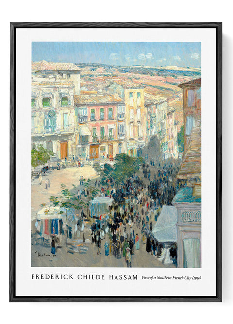 View of a southern french city hassam