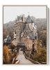 Medieval Castle Poster - Enchanting Vintage Fortress Wall Art