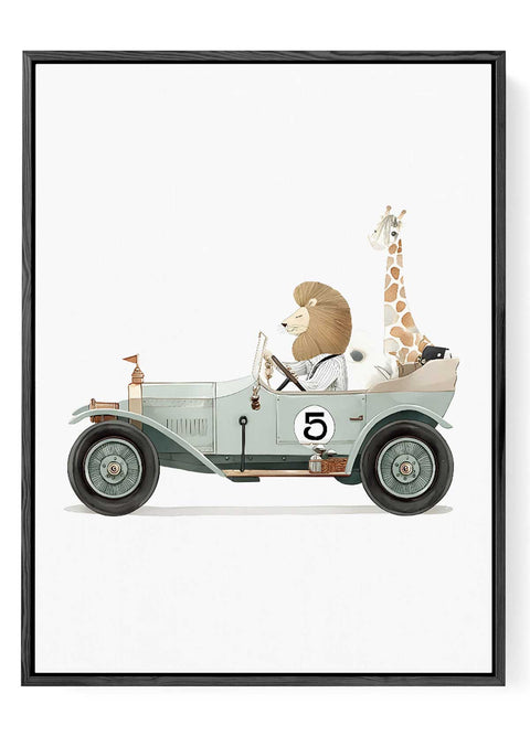 Safari Adventure Watercolor Art Print