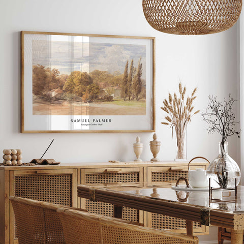 Vintage countryside watercolor art