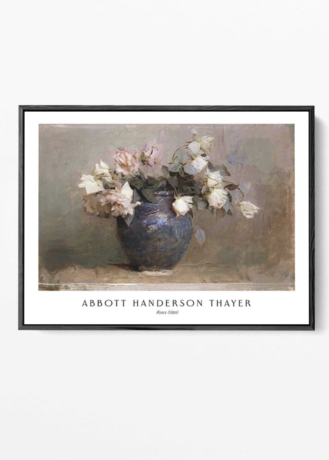 Vintage floral still life wall art