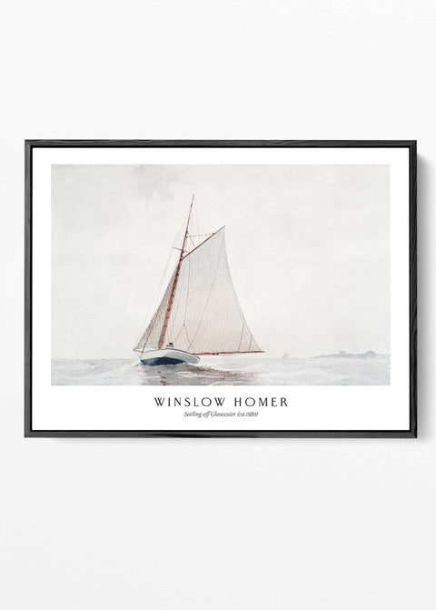 Vintage nautical sailboat wall art