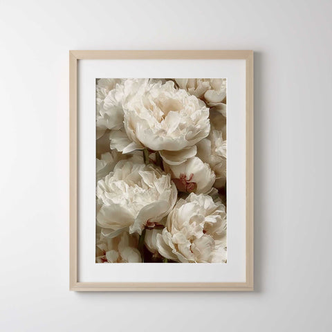 Warm cream botanical home decor