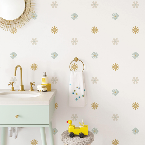 Warm daisy wall art

