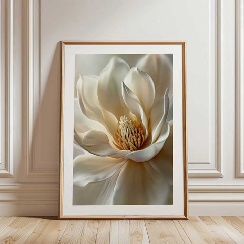 Warm golden center magnolia Photo