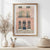 Watercolor art print of bookstore in Paris