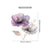 Watercolor flower wall art
