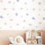 Watercolor flower wall decals