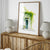 Watercolor green vine architecture decor
