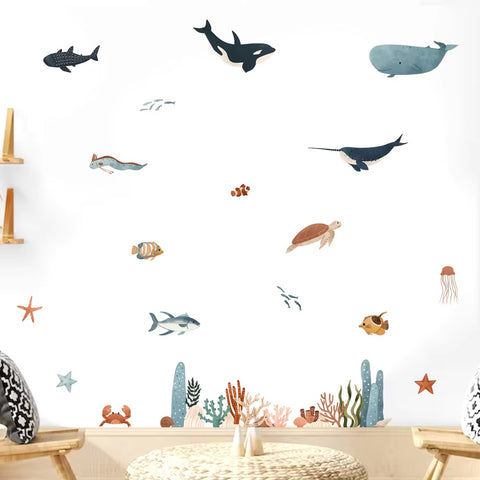 Whale Wall Decal