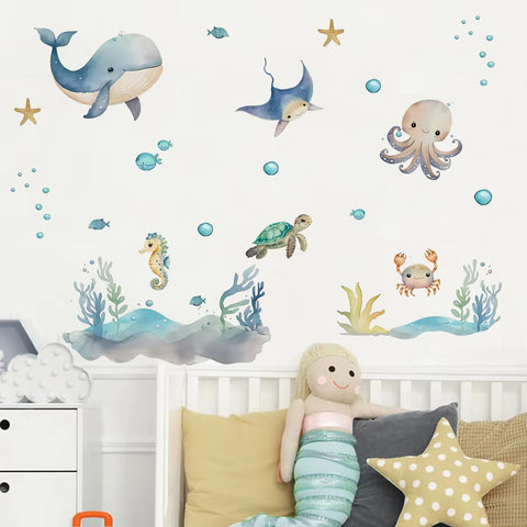Whale Wall Decal Nursery