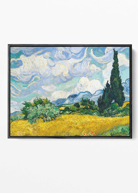 Wheat Field with Cypresses 1889 art print