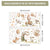 Whimsical rabbit wall stickers kids room decor