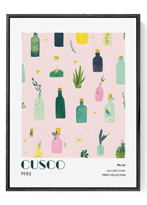 Whimsical wall decor inspired by Peruvian art