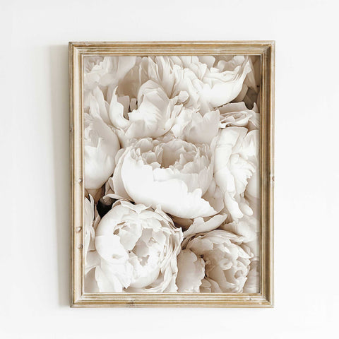 White Flowers Poster - oakposter