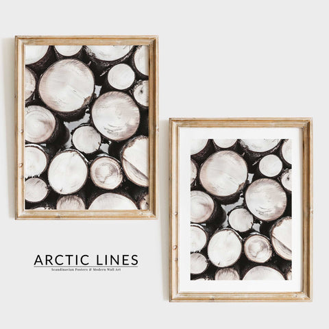 White and neutral color palette in a sophisticated textured line art print.