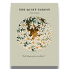 The Quiet Forest Deer & Wild Daisies Art Print