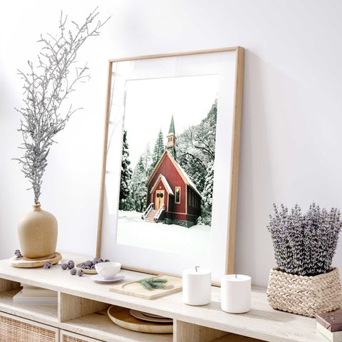 Forest Retreat Winter Canvas