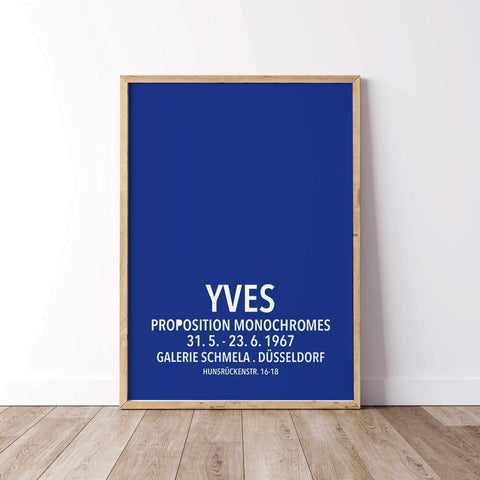 Minimalist Monochrome - Yves 1967 Artwork