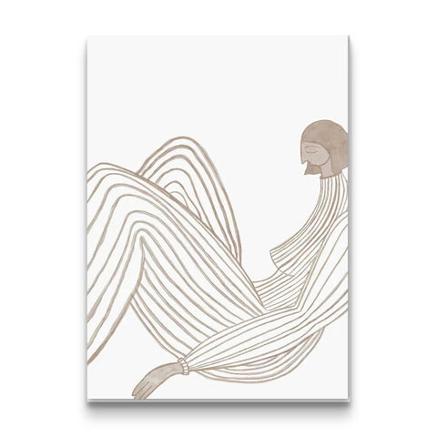 Flowing Lines Minimalist Art