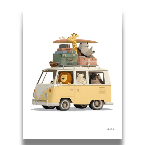 kids room animal illustration decor