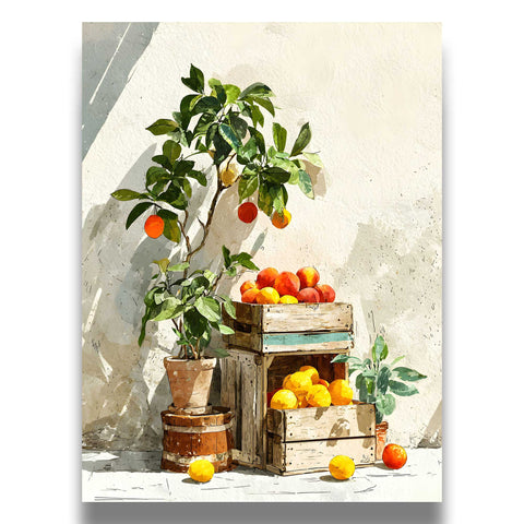 mediterranean home still life artwork