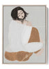 Solitude in Softness - Abstract Embrace Canvas Print