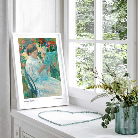 on a balcony mary cassatt art print