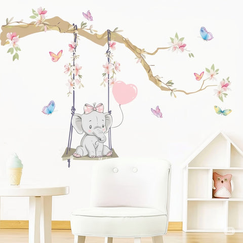 pastel nursery wall decor stickers