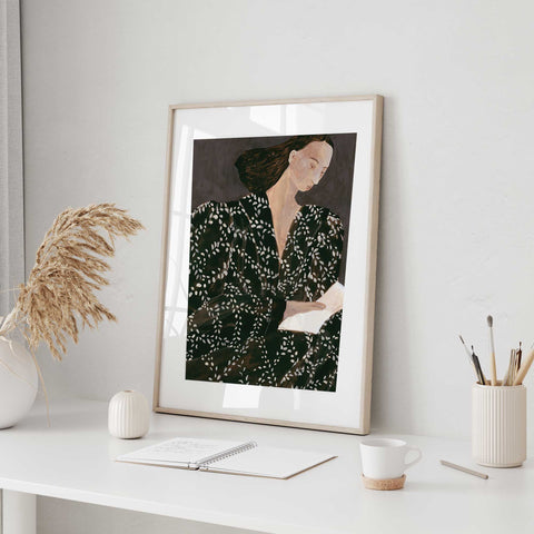 Peaceful Reading Moment Art