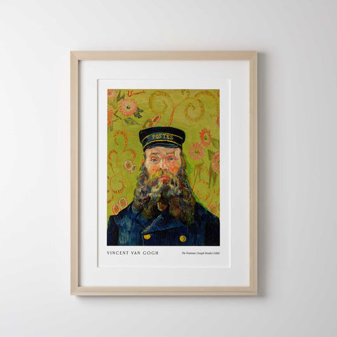 postman joseph roulin van gogh wall print