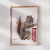 Festive Squirrel Treat Artwork