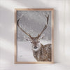 Scandinavian Winter Deer Poster – Chic Wall Accent