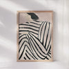 minimalist striped art print