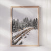 Wintertime Forest Pathway Art – Gentle Seasonal Decor