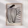 Monochrome Elegance Striped Art